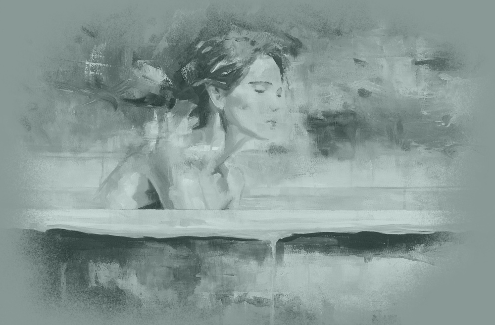 Komm mit mir – Künstlerische Darstellung von Carolin Okon