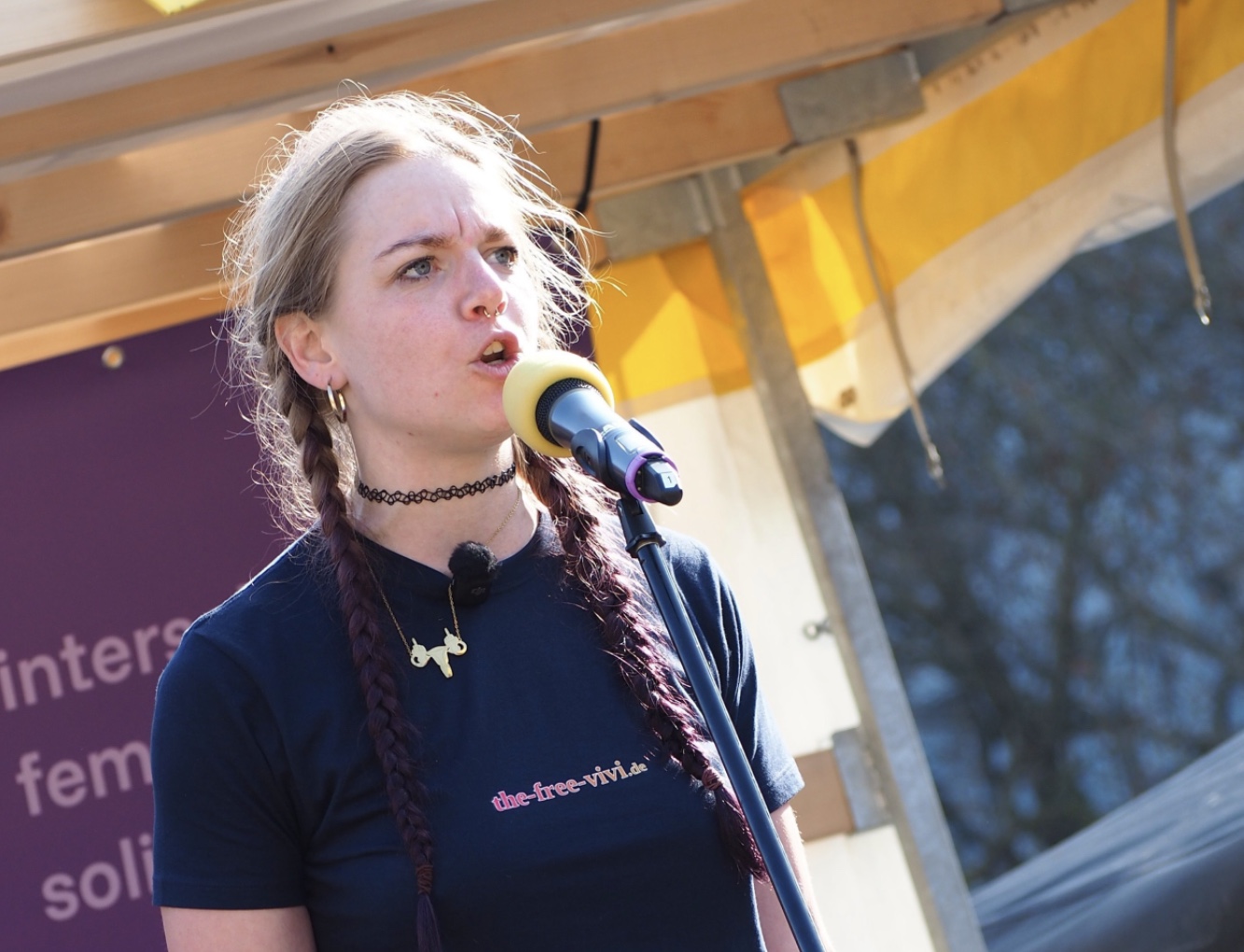 the free vivi beim Frauenstreik Hannover, 9. März 2026 – Foto: Merve Mareike Nietardt